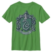 Boy's Harry Potter Hogwarts Slytherin Graphic Tee Kelly Green Large