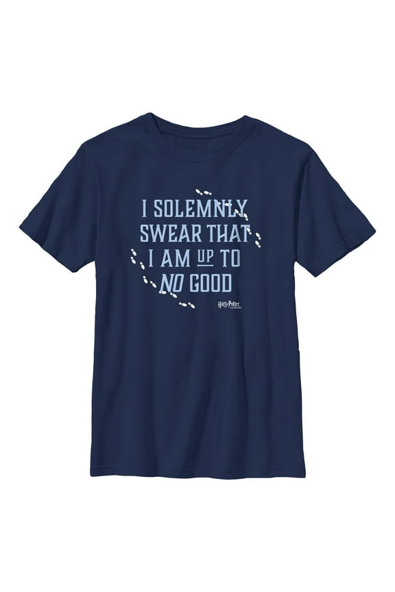 Boy's Harry Potter I Solemnly Swear Quote Graphic T-Shirt