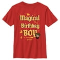 thumbnail image 1 of Boy's Harry Potter Magical Birthday Boy Icons Graphic Tee Red Small, 1 of 4