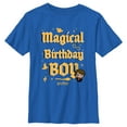 thumbnail image 1 of Boy's Harry Potter Magical Birthday Boy Icons Graphic Tee Royal Blue Medium, 1 of 5