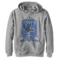thumbnail image 1 of Boy's Harry Potter Quidditch Ravenclaw Team Crest  Pull Over Hoodie Athletic Heather Large, 1 of 4