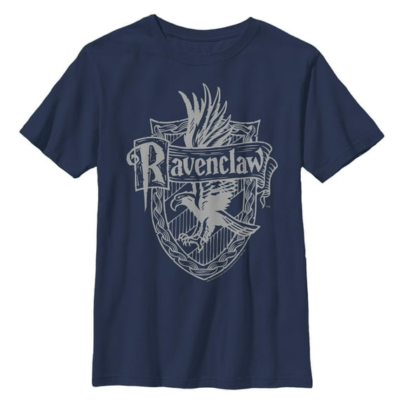 Boy's Harry Potter Ravenclaw Line Art Crest  Graphic T-Shirt