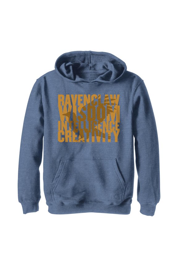Boy's Harry Potter Ravenclaw Motto Pull Over Hoodie