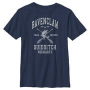 Boy's Harry Potter Ravenclaw Quidditch Seeker Graphic Tee Navy Blue X Small