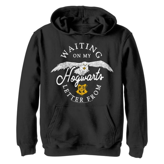 Boy's Harry Potter Waiting for My Hogwarts Letter Pull Over Hoodie