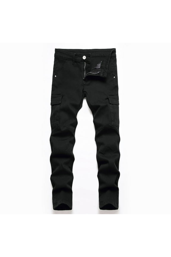 Boy's High Waisted Straight Leg Jeans High Waist Floor Length Baggy Wide Leg Easy Care Vintage Dance Skateboard Pants for Kids