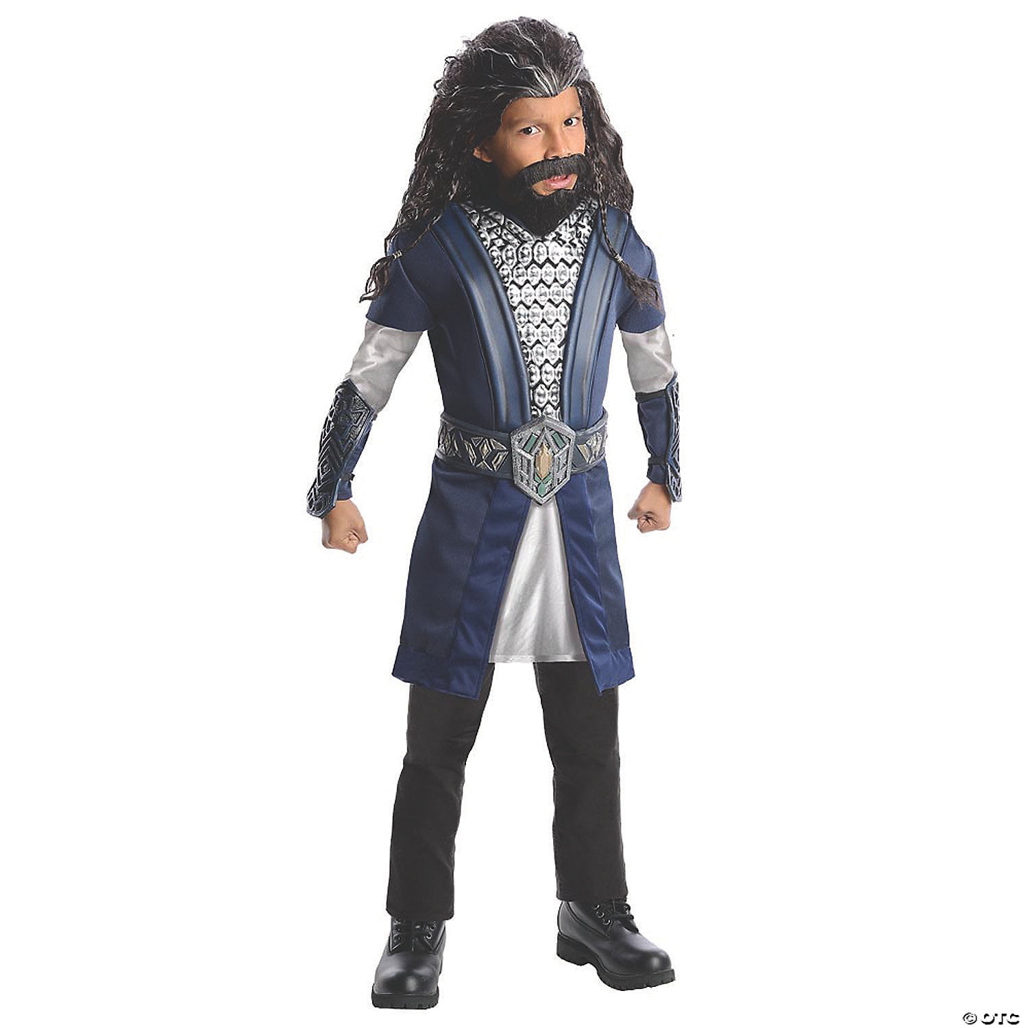 Childs Boys Lord of the Rings Hobbit Dwarf Thorin Character Costume Small 4-6