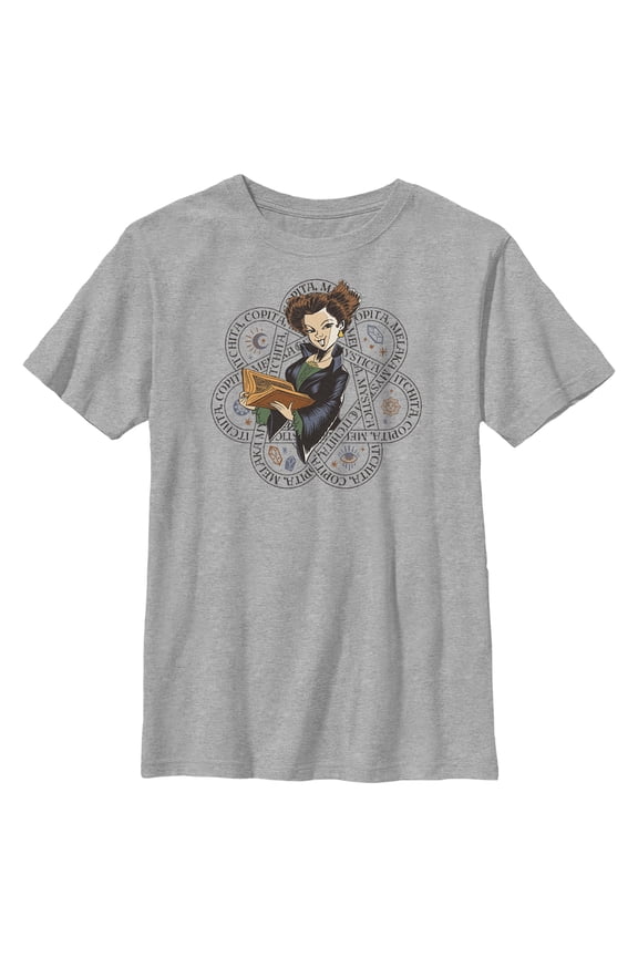 Boy's Hocus Pocus 2 Winifred Spell Book Graphic Tee Athletic Heather Medium