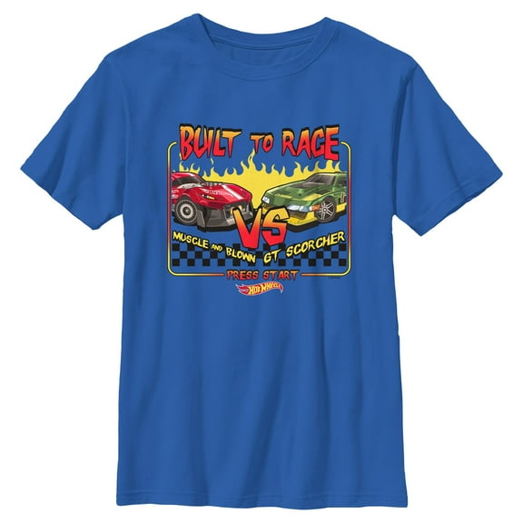 Boy's Hot Wheels Muscle and Blown VS GT Scorcher Graphic T-Shirt