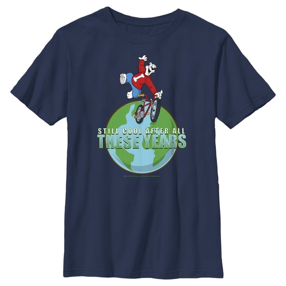 Boy's ICEE Bear Still Cool After All These Years Graphic Tee Navy Blue X Large