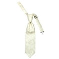 thumbnail image 1 of Boy’s Imperial Ivory Formal Satin Pre-Tied Neck Tie in a Variety of Colors by Spencer J’s Signature Satin Collection, 1 of 5