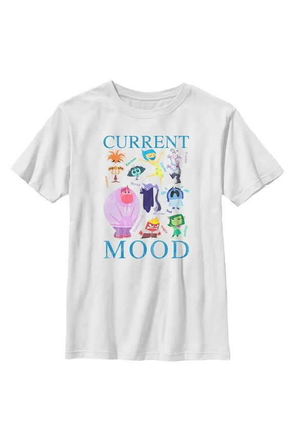 Boy's Inside Out 2 Current Mood Graphic T-Shirt