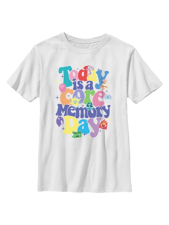 Boy's Inside Out 2 Today Is a Core Memory Day Graphic T-Shirt