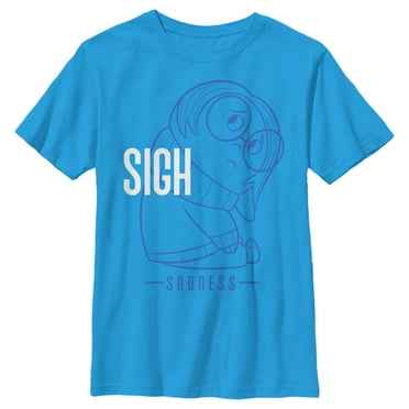 Boy's Inside Out Sigh Sadness  Graphic T-Shirt