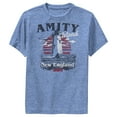 thumbnail image 1 of Boy's Jaws Amity Island Tourist Lighthouse  Performance Graphic T-Shirt, 1 of 4