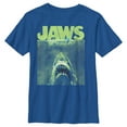 thumbnail image 1 of Boy's Jaws Neon Poster Graphic T-Shirt, 1 of 5