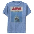 thumbnail image 1 of Boy's Jaws Retro Distressed Poster  Performance Graphic T-Shirt, 1 of 4