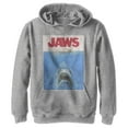 thumbnail image 1 of Boy's Jaws Retro Distressed Poster Pull Over Hoodie, 1 of 4