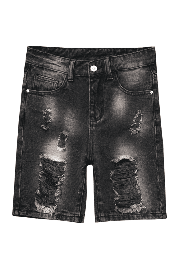 Boy's Jean Shorts Slim fit Fashion Denim Shorts Black 12