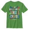 thumbnail image 1 of Boy's Jungle Cruise The World Famous Logo  Graphic Tee Kelly Green Small, 1 of 4
