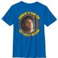 thumbnail image 1 of Boy's Jurassic Park Dr. Malcolm Lovely Weekend  Graphic Tee Royal Blue Small, 1 of 4