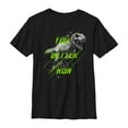 thumbnail image 1 of Boy's Jurassic World Better Run Streak  Graphic Tee Black X Large, 1 of 4