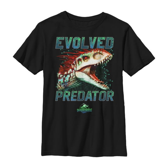Boy's Jurassic World Evolved Predator Bite Graphic Tee Black X Small