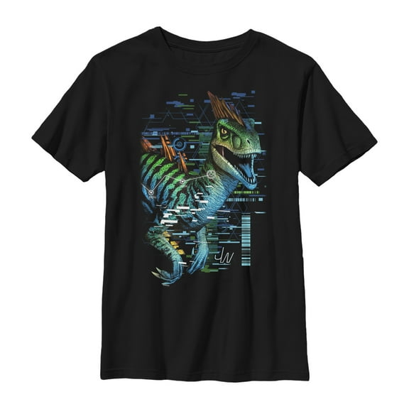 Boy's Jurassic World Evolved Predator Code Graphic Tee Black Medium