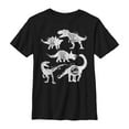 thumbnail image 1 of Boy's Jurassic World: Fallen Kingdom Cracked Dinosaurs Graphic Tee Black X Large, 1 of 4