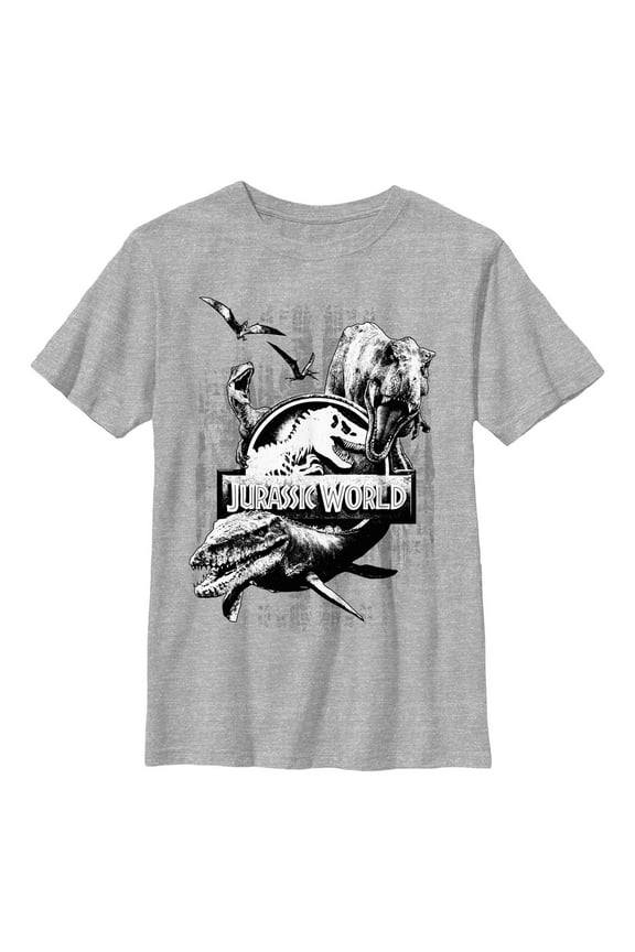 Boy's Jurassic World Fallen Kingdom Logo Attack Graphic T-Shirt