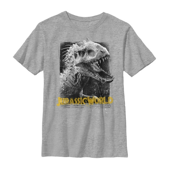 Boy's Jurassic World Indominus Rex Graphic Tee Athletic Heather Small