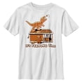 thumbnail image 1 of Boy's Jurassic World It’s Feeding Time Graphic Tee White X Small, 1 of 4