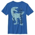 thumbnail image 1 of Boy's Jurassic World RP02 Blue Raptor  Graphic Tee Royal Blue X Small, 1 of 5