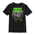 thumbnail image 1 of Boy's Jurassic World Raptor Squad Graphic Tee Black Medium, 1 of 4