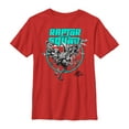 thumbnail image 1 of Boy's Jurassic World Raptor Squad Graphic Tee Red X Small, 1 of 3
