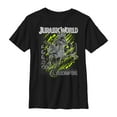 thumbnail image 1 of Boy's Jurassic World Raptor Statistics  Graphic Tee Black X Large, 1 of 4