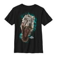 thumbnail image 1 of Boy's Jurassic World Red-Eyed Monster  Graphic Tee Black Small, 1 of 4