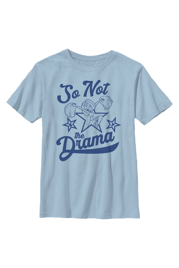 Boy's Kim Possible So Not the Drama Graphic Tee Light Blue Small