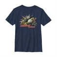 thumbnail image 1 of Boy's Kung Fu Panda Kaboom of Doom  Graphic Tee Navy Blue Small, 1 of 3