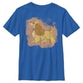 thumbnail image 1 of Boy's Lady and the Tramp Lady The Cocker Spaniel Strutting Graphic Tee Royal Blue X Small, 1 of 5