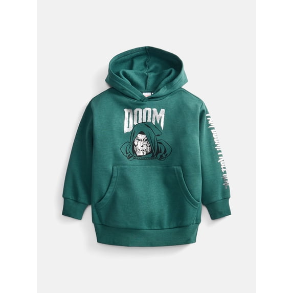 Marvel Dr Doom Graphic Fleece Hoodie, Sizes 4-18