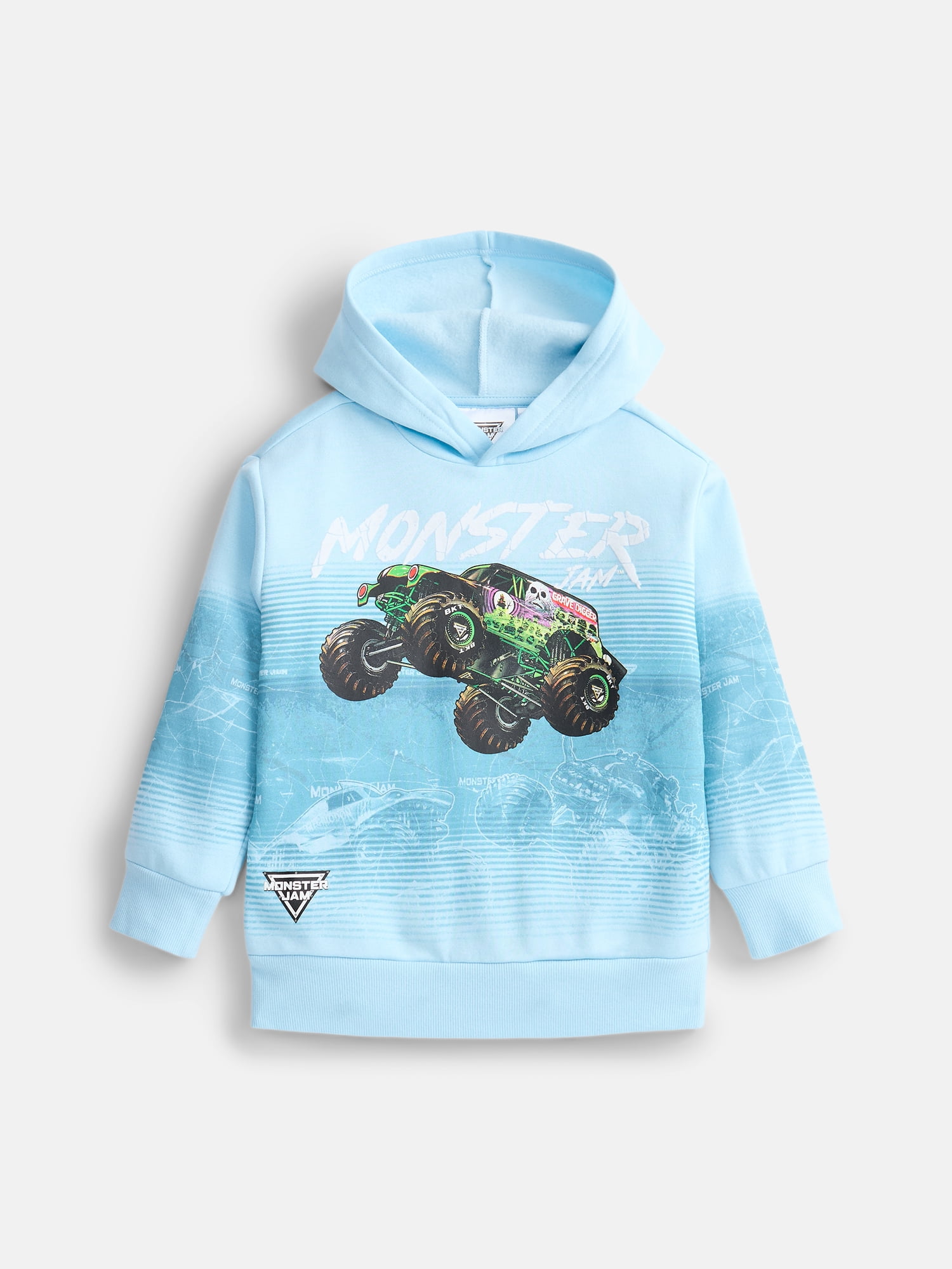 Monster Jam Boys Fleece Hoodie, Sizes 4-18