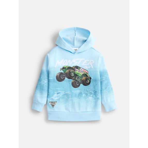 Monster Jam Boys Fleece Hoodie, Sizes 4-18