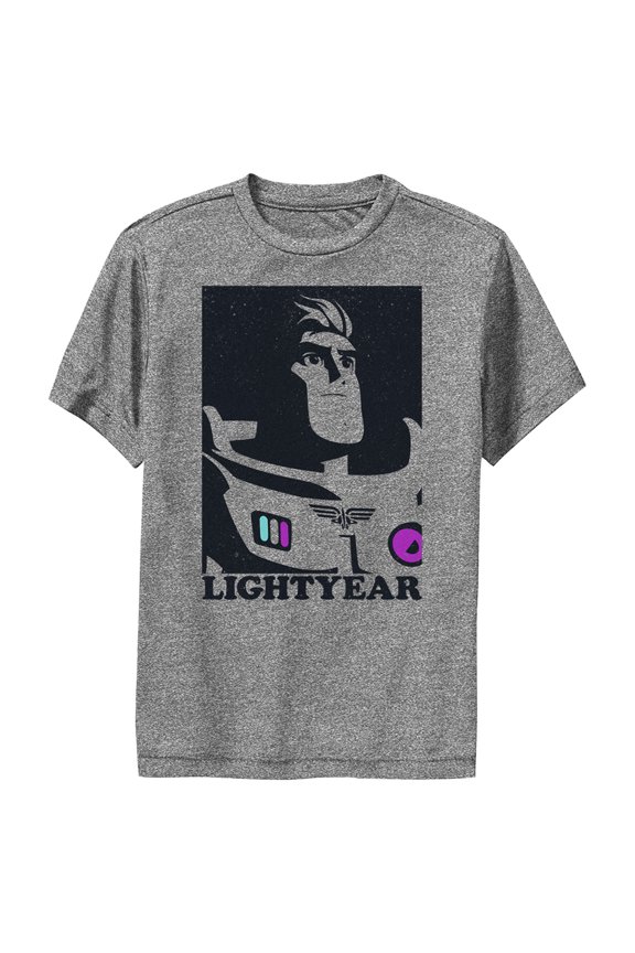 Boy's Lightyear Buzz Poster Performance Graphic Tee Charcoal Heather / Buzz Poster X Large