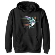Boys Lightyear Buzz Running Pull Over Hoodie Black X Large