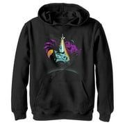 Boys Lightyear Buzz and Zurg Pull Over Hoodie Black Medium