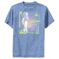 thumbnail image 1 of Boy's Lightyear Buzz of Star Command Blueprint  Performance Graphic Tee Royal Blue Heather / Buzz Blueprint X Large, 1 of 4