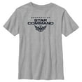 thumbnail image 1 of Boy's Lightyear Property of Star Command Graphic Tee Athletic Heather Medium, 1 of 5