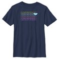 thumbnail image 1 of Boy's Lightyear Stacked Colorful Logo  Graphic Tee Navy Blue X Large, 1 of 4