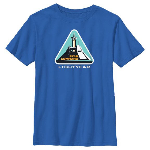 Boy's Lightyear Star Command Launch Graphic Tee Royal Blue / 1 Large